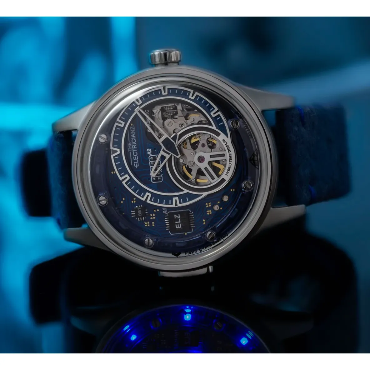 The ELECTRICIANZ Hybrid Automatic E-Blue