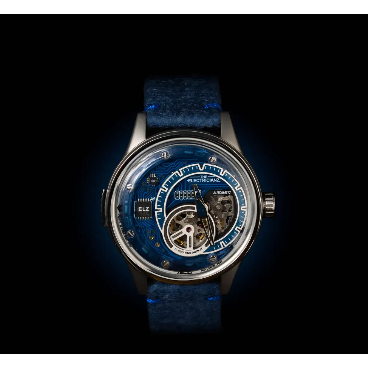 The ELECTRICIANZ Hybrid Automatic E-Blue