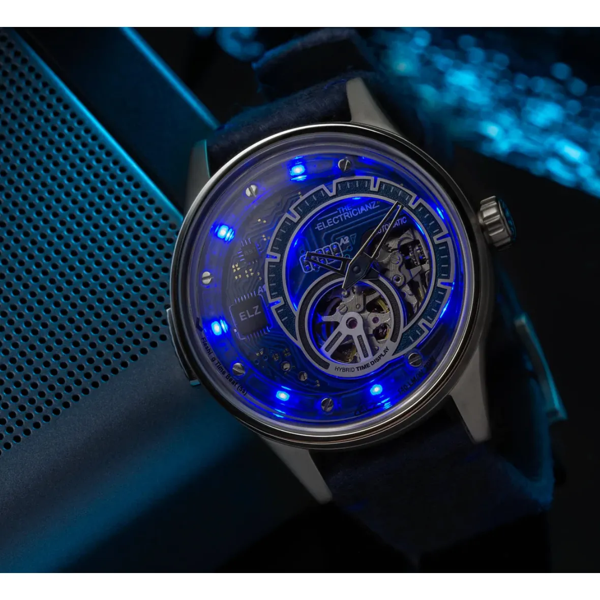 The ELECTRICIANZ Hybrid Automatic E-Blue