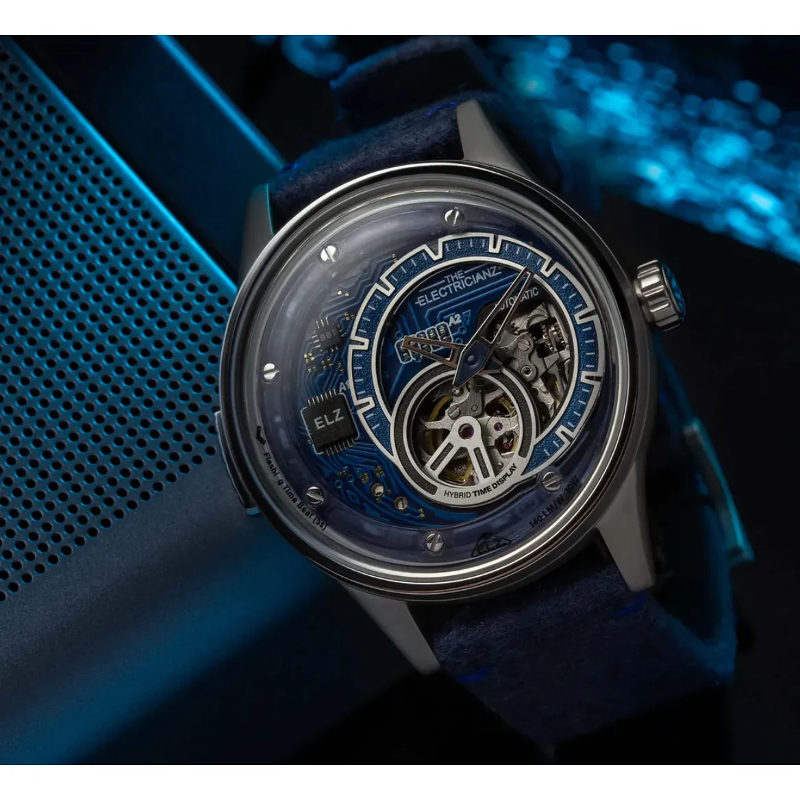 The ELECTRICIANZ Hybrid Automatic E-Blue