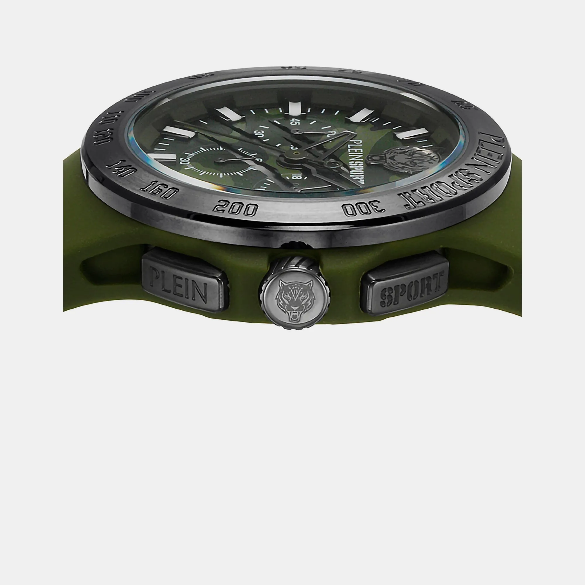 Thunderstorm Chrono Men Green Chronograph Silicon Watch PSABA0323