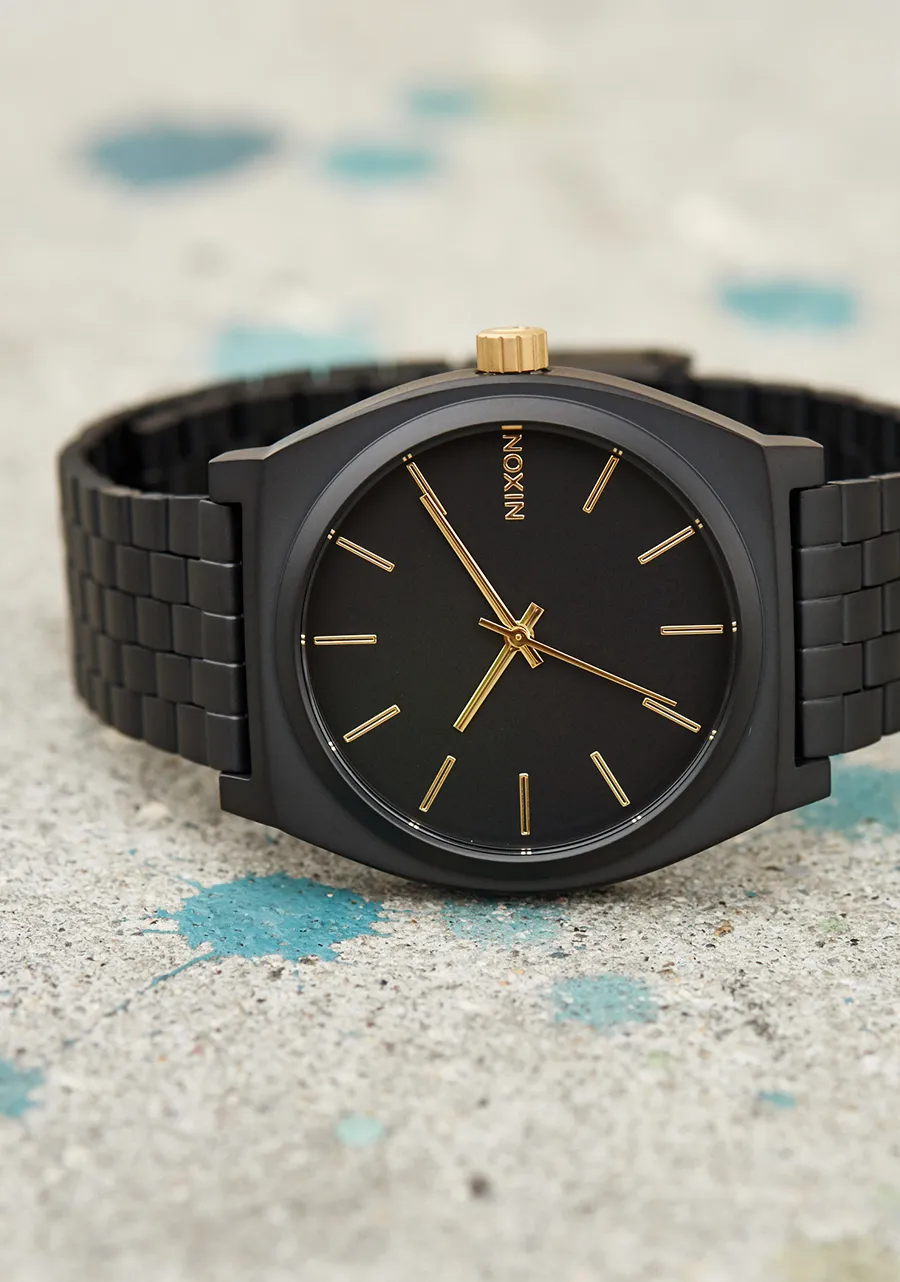 Time Teller - Matte Black / Gold