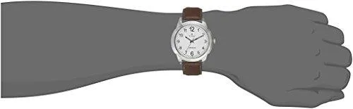 Titan Analog White Dial Men's Watch - 1585SL07