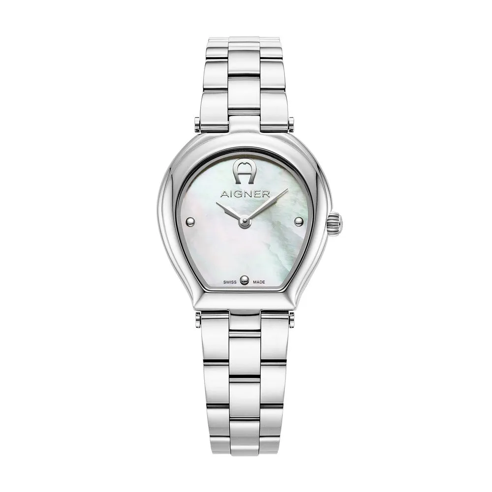 Trani Women 30mm Stainless Steel Silver Strap Watch