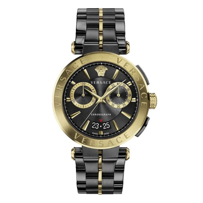 Versace Aion Chronograph Men's Black Watch VE1D02723